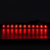 12V 11 LED Brake Turn Tail Light Red Polycarbonate Lens