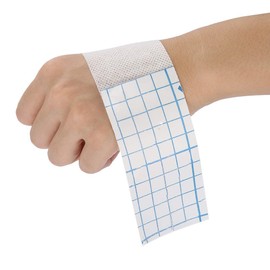 Medizinisches Tape, Medizinisches Klebeband atmungsaktives Klebeband Vlies Bandage zur Fixierung elastischer und wasserdichter Bandage professioneller nichtgewebter klebender Wundverband (5cm*10m)