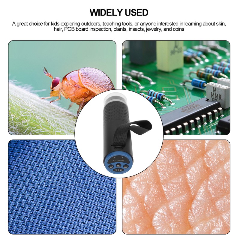 Digital Microscope 50X‑1000X Magnification 2 Million HD Pixels Handheld WiFi