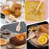 12Pcs Wooden Honey Mixing Stirrers, 6-Inch Reusable Honey Dipper Sticks