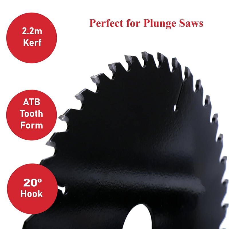 165mm Diameter TCT Saw Blade, 12 tooth & 20mm Bore