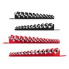 TEKTON Stubby Combination Wrench Set with Holders, 25-Piece (1/4-3/4 in.,