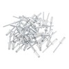 INFINAUTO Dome Head Large Flange Blind Rivets 4.8mm Grip Diameter