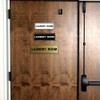 Standard LAUNDRY Door / Wall Sign - White - Large