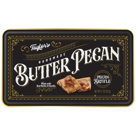 Handmade Butter Pecan Brittle Embossed Tin 2 / 11oz tins