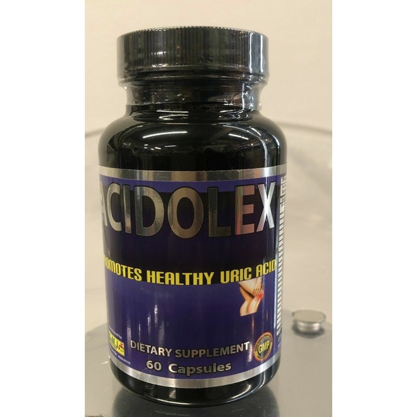 Acidolex  Acido Urico Support Uric Acid 60 capsules 100% Natrual Sealed