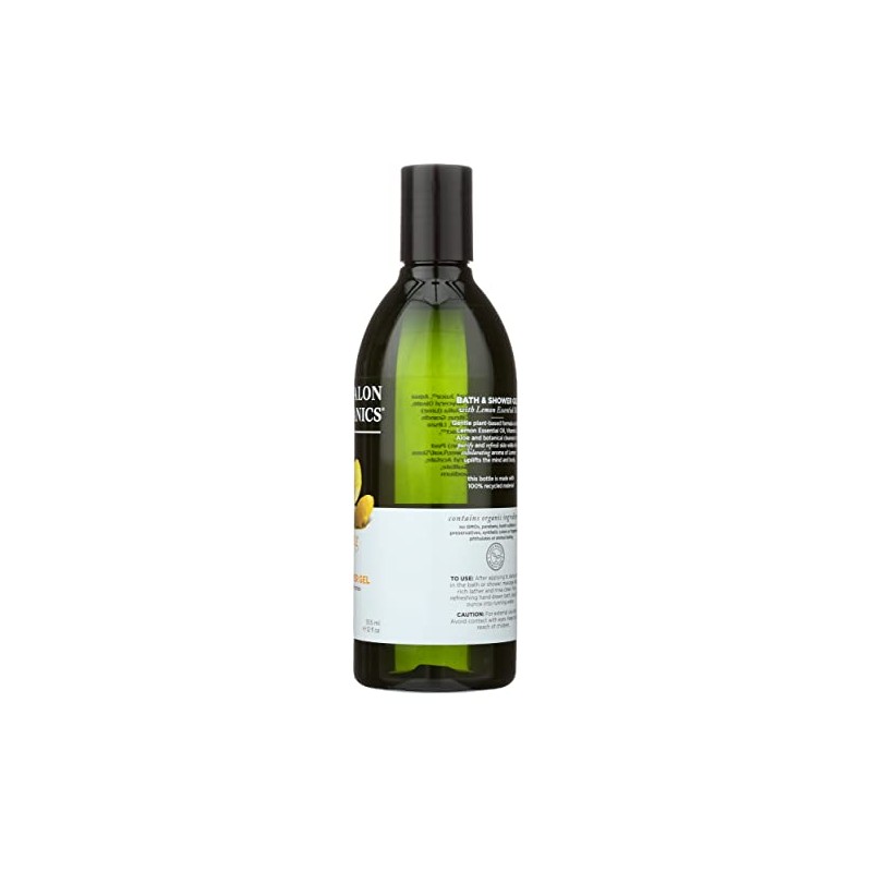 Avalon Organics - Lemon Bath and Shower Gel 355ml