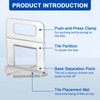 DGSL Tile Leveling System, 1000-Piece 1/8" Tile Spacers Clips Tile