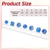 uxcell Polyhedral Dice Set, 7 Pcs Acrylic Dice for Role