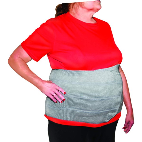 StrictlyStability XL Plus Size Bariatric Abdominal Binder | Hernia Support | Post Surgery Tummy & Waist Compression Wrap | Obesity Girdle Belt for Big Men & Women (XL)