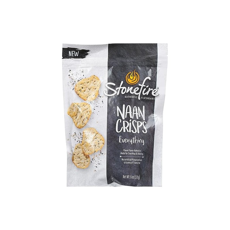 Stonefire Naan Crisps Everything 6oz