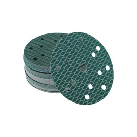 VekAuto 50 Stk. Schleifscheiben, 6 Zoll 15 Löcher 240 Körnung Klett-Schleifpapier Universal für Metall, Kfz-Reparatur Haltbarkeit und Flexibilität Aluminiumoxidpapier Blau