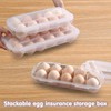 Pack of 2 Egg Boxes, Egg Storage Fridge for 10