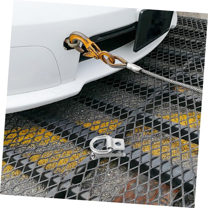 NOLITOY Stainless Steel Pull Trailer Cargo Hooks V-Shaped Tie Down
