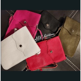 NEW Leather Cellphone Crossbody Purse