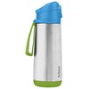 b.box Insulated spout water bottle for children, tilting and drinking,