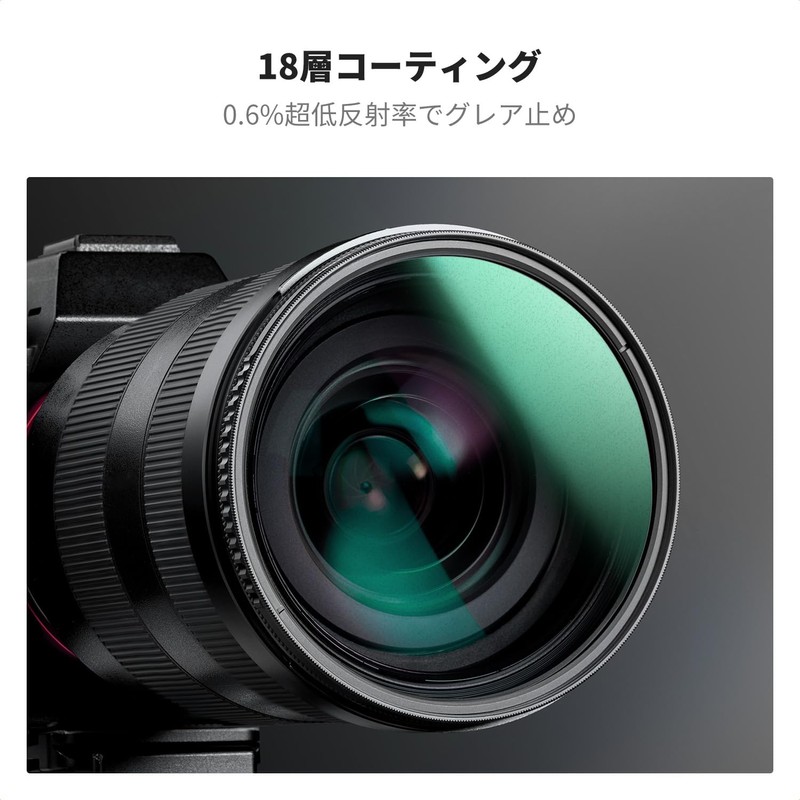 K&F Concept 52mm 1/4 Black Mist & CPL Filter, Multi-Function