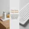 Rovelin Stone Faucet Mat for Kitchen Sink, 40x10cm Absorbent Diatomite
