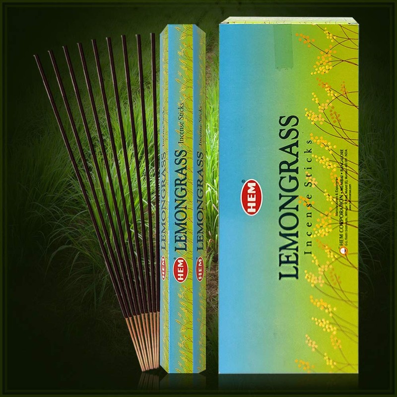Lemongrass Incense Sticks and Incense Stick Holder Bundle Insence Insense