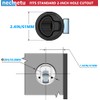 2 Pack Boat Slam Latch 2" Zinc Alloy RV Flush