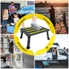DEPSUNNY Adjustable Height Aluminum RV Step, Stable Foldable Platform Step