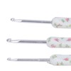 8pcs Crochet Hooks Ergonomic Design Comfortable Handle Easy Identification Compact