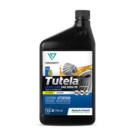 VISCOSITY TUTELA Gear Lube SAE 80W-90 - Compatible with John Deere, Massey Ferguson, Caterpillar, Komatsu, Mahindra, Ventrac and Other Tractors - 1 Quart - 76927DX6US