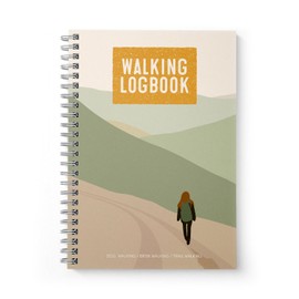 KNDRD Walking, Hiking, & Fitness Logbook – Daily Fitness Journal for wellness and reflection – Track Progress, Reflect, and Stay Motivated. – Great gift for walking, hiking, fitness, & wellness.
