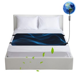 Grounding Mat, Grounding Mat for Bed, Grounding Therapy Pad for Sleeping,27x78 Inch with 15 Ft Grounding Cord, Breathable Grounding Pad for Better Sleep (Small 27x78 in)