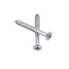 Musiclily 5x45mm Neck Plate Screw Screws, Chrome(Pack of 8)
