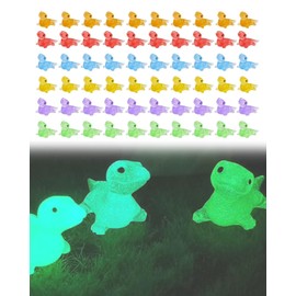 TPZORJX Pack of 60 Mini Resin Lizard - Mini Luminous Resin Lizard, Small Lizard, Colourful Lizard, Tiny Lizard Miniature Figures for Pot Decoration, Garden, Landscape