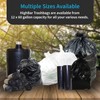Black Garbage Bags, Made in USA, 40-45 Gallon, Heavy Duty,