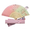 Boshiho Women's Fan & Fan Bag, Rayon Dance Fan, Beautiful,