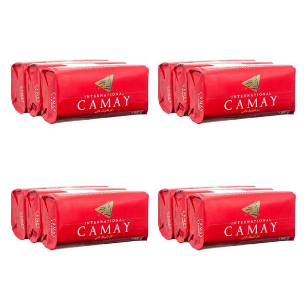 Camay Classic Bar Soap - Moisturizing Camay Classic Soap, Softly Scented Camay Body Wash , 4 Ounce Bath Bars (12 Bars)