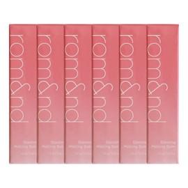 Rom& Glasting Melting Balm Lovely Pink 6 pcs JJ Mall / 롬앤 글래스팅 멜팅 밤 러비 핑크 6개  JJ몰