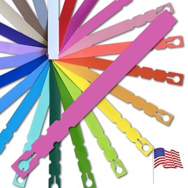 TAGKRAFTERS 9" x 3/4" Hot Pink - 1,000 Pcs - Plastic Plant Tags and Labels - Wrap Around Thermal Plastic - Nursery Garden Tree Labels | Made in The USA |