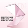 DUcare Folding Mirror Portable Travel PU Portable Adjustable Rectangular Ultrathin