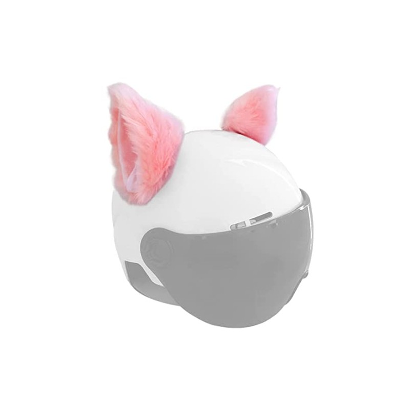 Cat Ears for Helmet Plush Ears Adhesive Helmet Accessory for