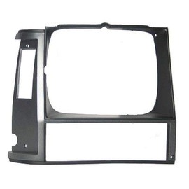 FITRITE AUTO PARTS New Right Passenger Side Head Light Door For 1984-1990 Jeep Cherokee, 1986-1990 Jeep Comanche, Single Passenger Side Head Light Type, Black, Silver CH2513108 55000682