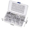 Circlip Ring, 304 Stainless Steel External Snap Ring Clip Kit,