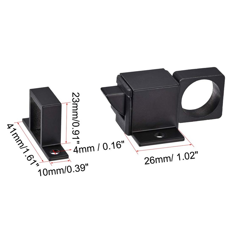 sourcing map Door Bolt Latch, Aluminum Alloy Security Automatic Window