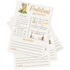 Printed Party Baby Predictions & Advice Cards – Classic Pooh