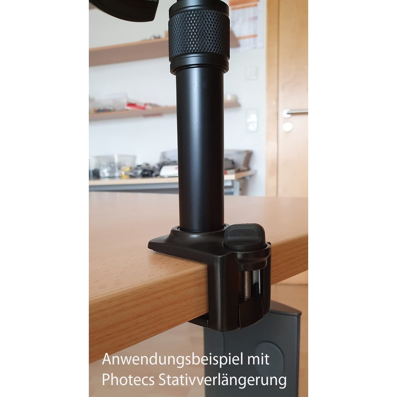 Photecs® Universal Table Clamp with Removable Adaptor UNC 1/4 Inch