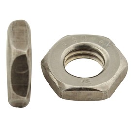 Hexagon Nuts (Low Shape) - M8 - (Pack of 10) - DIN 439 / ISO 4035 - Stainless Steel A2 (V2A) - SC439 SC-Normteile