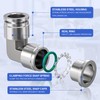Bwintech 2 Pcs 10mm 90 Degree Elbow Push to Connect