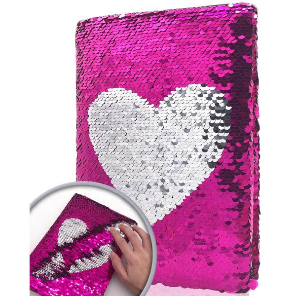 Reversible Sequin Diary Girls 20.5 x 14 cm 80 Sheets