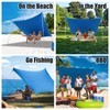 RUNBOW Beach Shade Canopy, Pop Up Sun Shade Tent with