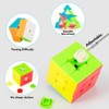 Speed Cube Set 3-in-1 Stickerless: 2x2, 3x3 & Pyramid Speed