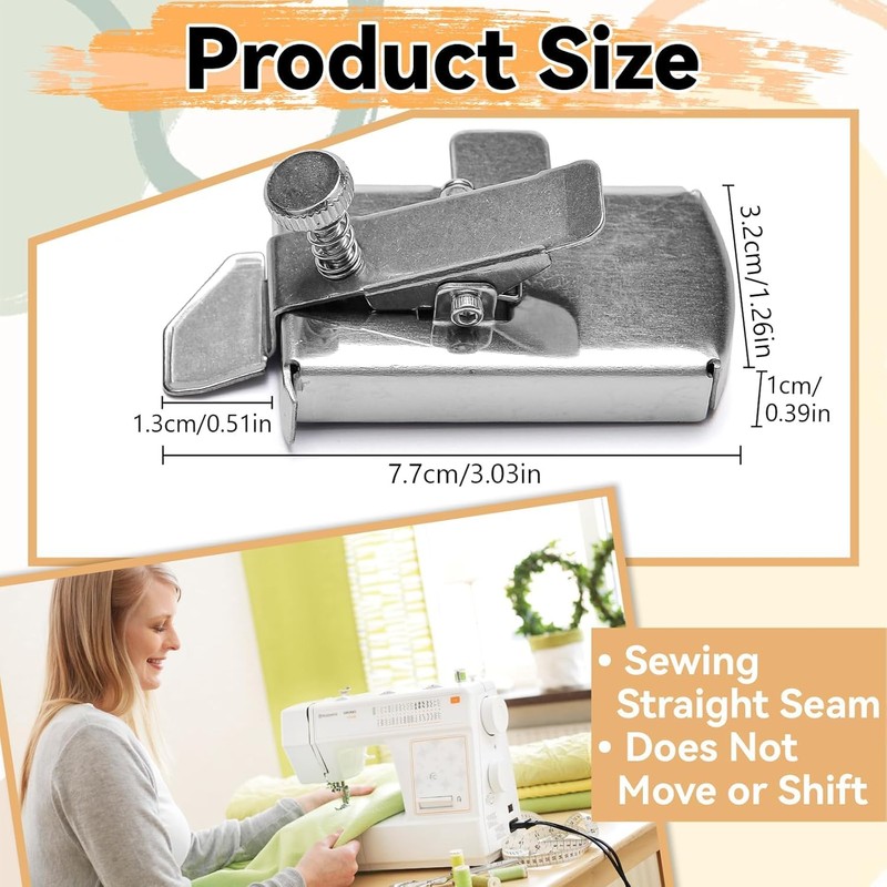 Magnetic Seam Guide for Sewing Machine,Universal Magnet Guide of Sewing