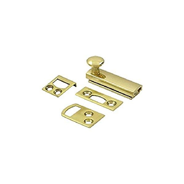 Deltana 2SBCS3 Hd Concealed Screw Solid Brass 2-Inch Surface Bolt